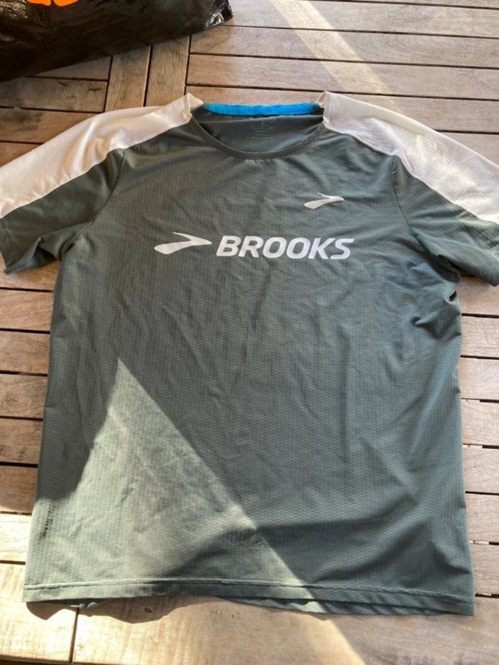 Men's Gray Performance Running T Shirt Size S